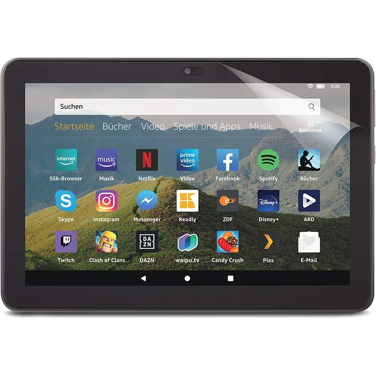 Nupro Displayschutzfolie für Amazon Fire HD 8-Tablet (10. Generation ? 2020), Transparent (Doppelpack)
