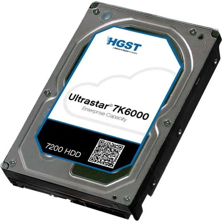 HGST Ultrastar 7K6000 4TB HDD 7200rpm SATA 128MB Cache 24x7 6 Gb-s 8,9cm 3,5 Zoll intern HUS726040ALE610