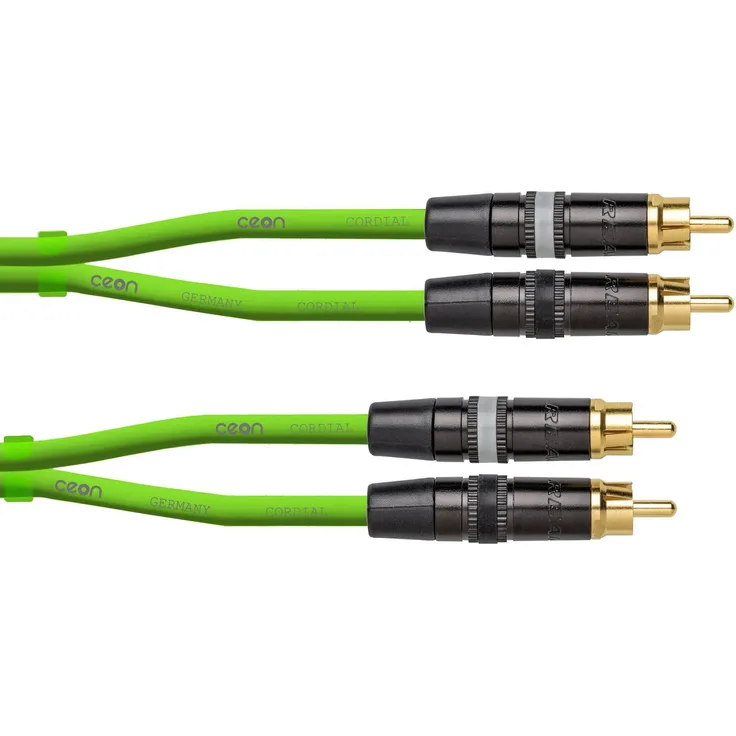 Cordial ENCORE ON DJ RCA 1,5 G, 1,5 m, REAN 2 x Cinch gold - 2 x Cinch gold