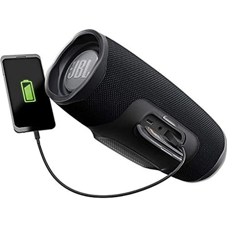 JBL Charge 4 Bluetooth-Lautsprecher, wasserdicht, schwarz – Bild 4