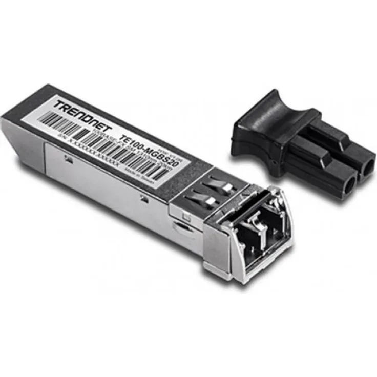 TRENDnet 100Base-FX SFP Single-Mode LC Modul, Bis zu 20km, TE100-MGBS20