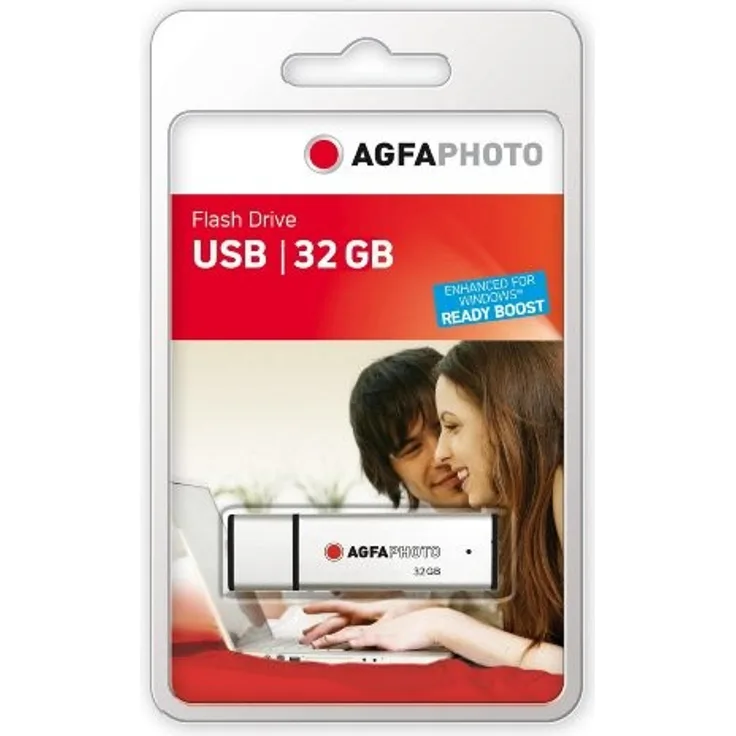 AgfaPhoto USB Flash Drive 32GB silber (10514)