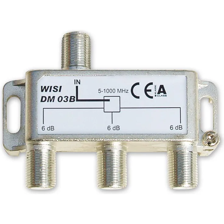Wisi DM-03B 3-fach BK-Verteiler,6dB