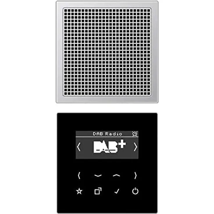 JUNG Smart DAB+ DAB AL1 Unterputzradio, schwarz
