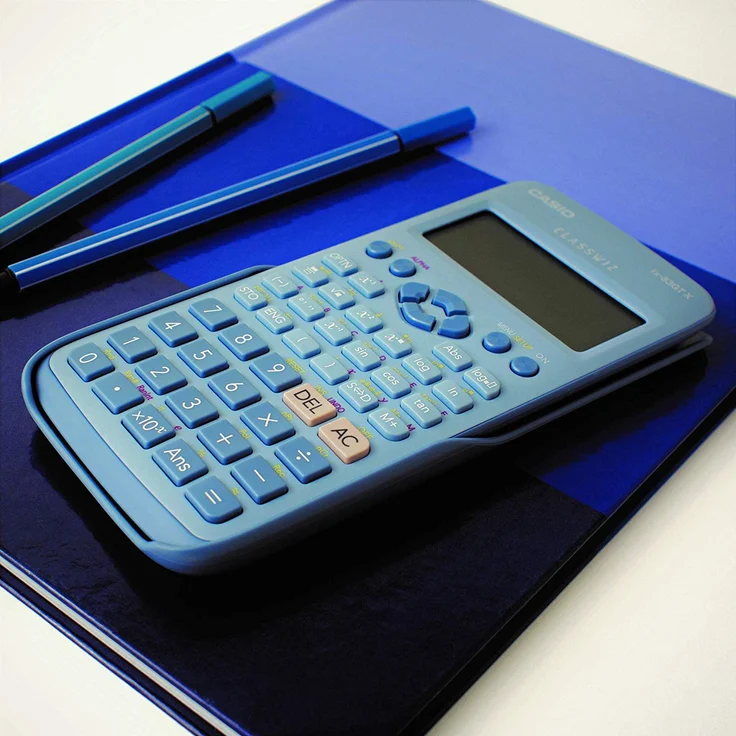 New Casio FX-83GTX Wissenschaftlicher Taschenrechner, blau – Bild 6