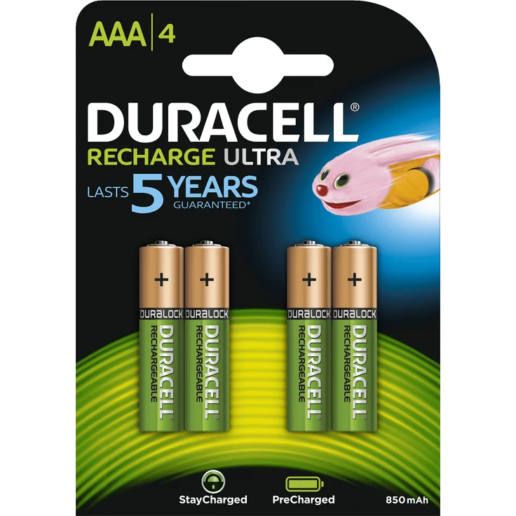 Duracell Turbo AAA Rechargeable battery Nickel-Metal Hydride NiMH - Batterie - Micro (AAA) – Bild 1