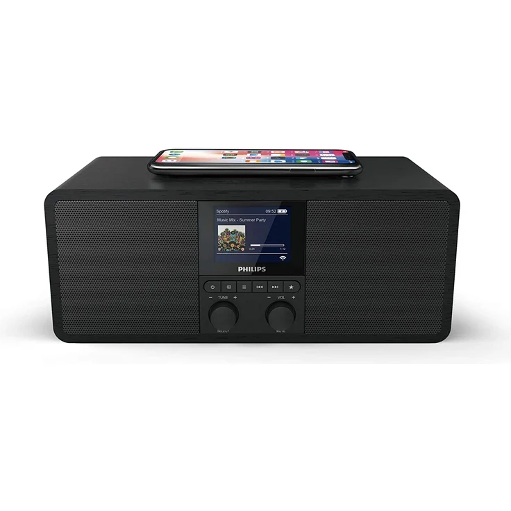 PHILIPS TAR8805/10 Internetradio mit Bluetooth, WLAN, LCD-Display, schwarz – Bild 4