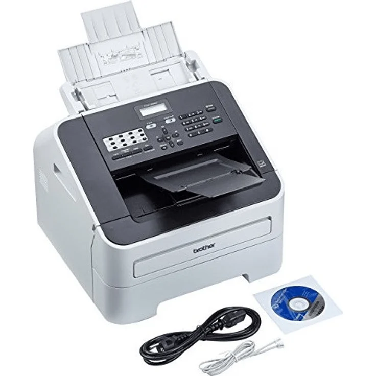 Brother FAX-2840 Laser-Faxgerät, schwarz, grau – Bild 6