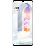 LG Velvet 5G Smartphone 17,27cm (6,8 Zoll) POLED-Display, 128GB interner Speicher, 6GB RAM, Single-SIM, Android, Aurora White