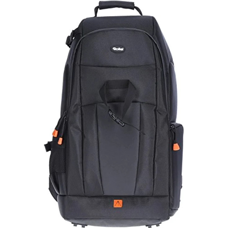 Rollei Fotoliner Fotorucksack L I großer Kamerarucksack I Daypack I inkl. Laptop-Fach,Regenschutz und Handgepäck tauglichen Maßen I Schwarz – Bild 1