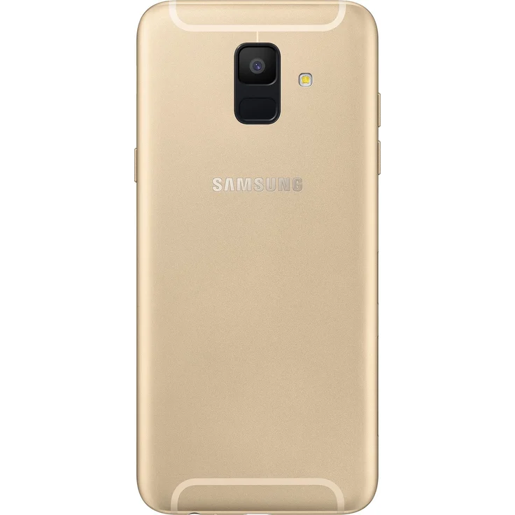 Samsung Galaxy A6 (2018) Smartphone 14,22cm (5,6 Zoll) SAMOLED-Display, 32GB interner Speicher, 3GB RAM, Dual-SIM, Android, Gold – Bild 2
