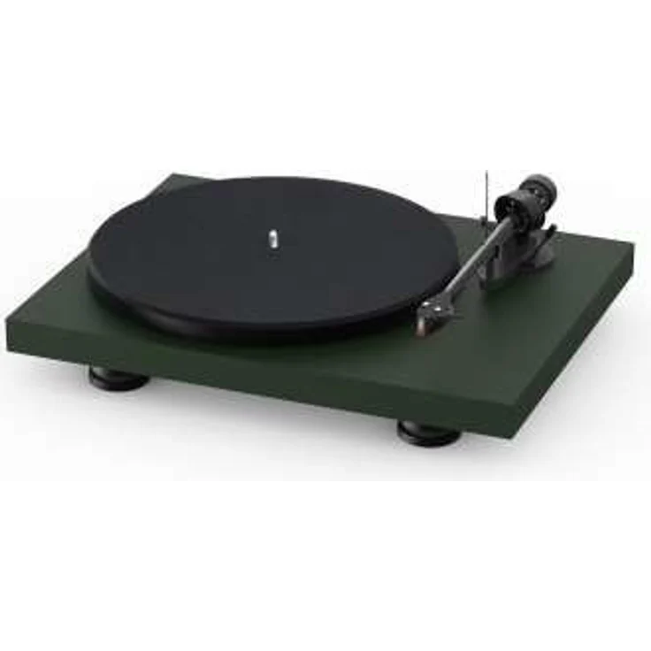 Pro-Ject Debut Carbon EVO Manueller Plattenspieler mit Riemenantrieb inkl. Schutzhaube satin grün – Bild 2