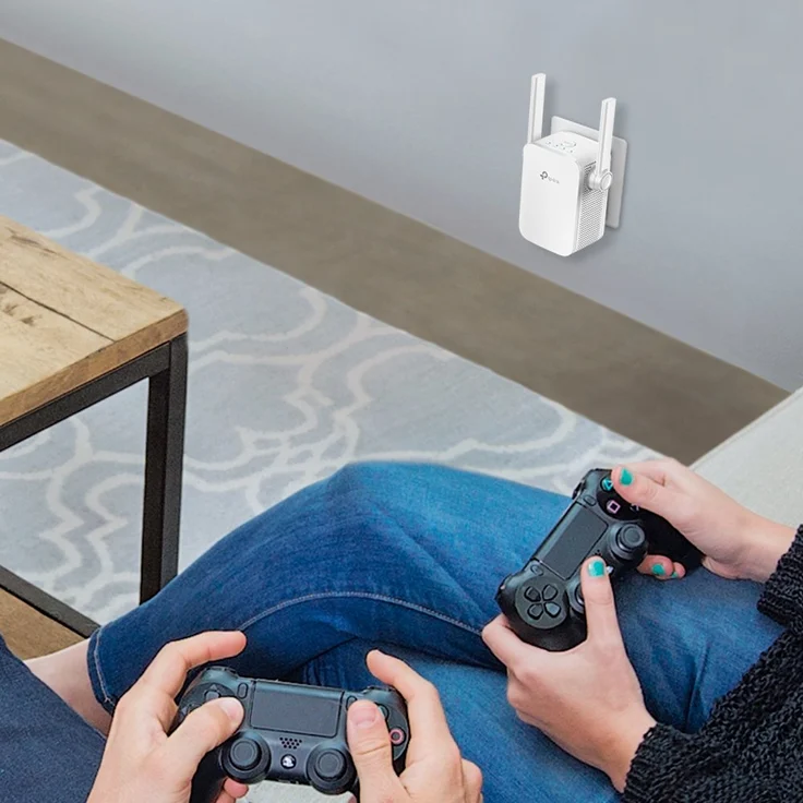 TP-Link RE205 AC750 WLAN Repeater (Dual WLAN AC+N, 750Mbit-s, App Steuerung, 1 Port, 2x flexible externe Antennen, WPS, AP Modus, kompatibel zu allen WLAN Geräten) weiß – Bild 4