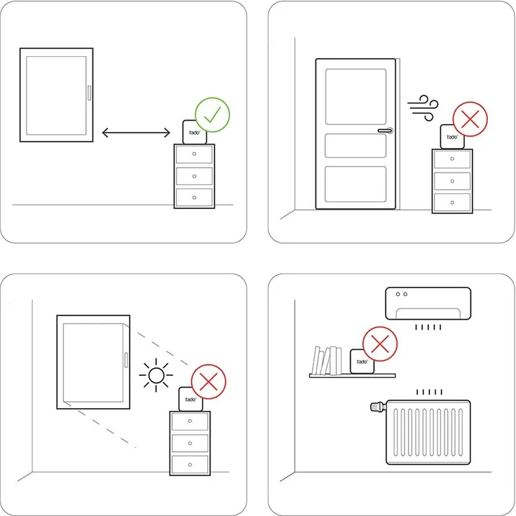 tado° Standfuß Zusatzprodukt für tado° Smartes Thermostat (Funk), Funk-Temperatursensor und Smarte Klimaanlagen-Steuerung, weiß (V3P-STAND-TX-ML-00) – Bild 6