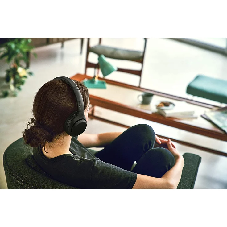 Sony WH-XB900N Over-Ear-Kopfhörer, mit Bluetooth, Mikrofon, Noise Cancelling, schwarz – Bild 9