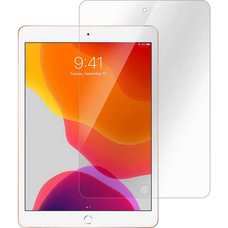 eSTUFF Apple iPad 10.2'' 2019-2020 Clear Titan Shield. Tempered Glass Screen Protector