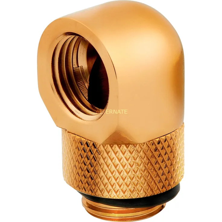Corsair XF 90° Rotary Adapter Twin Pack Verbindung, gold, kompatibel mit CORSAIR