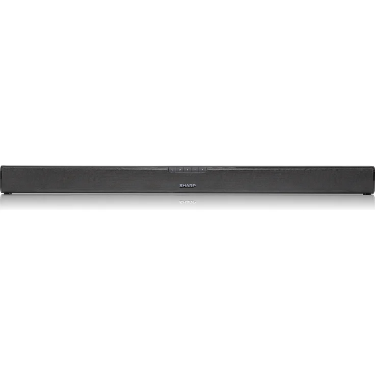 Sharp HT-SB110 2.0 Slim 2.0 Soundbar, kabellos/kabelgebunden, geeignet für TV, schwarz (2018) – Bild 1