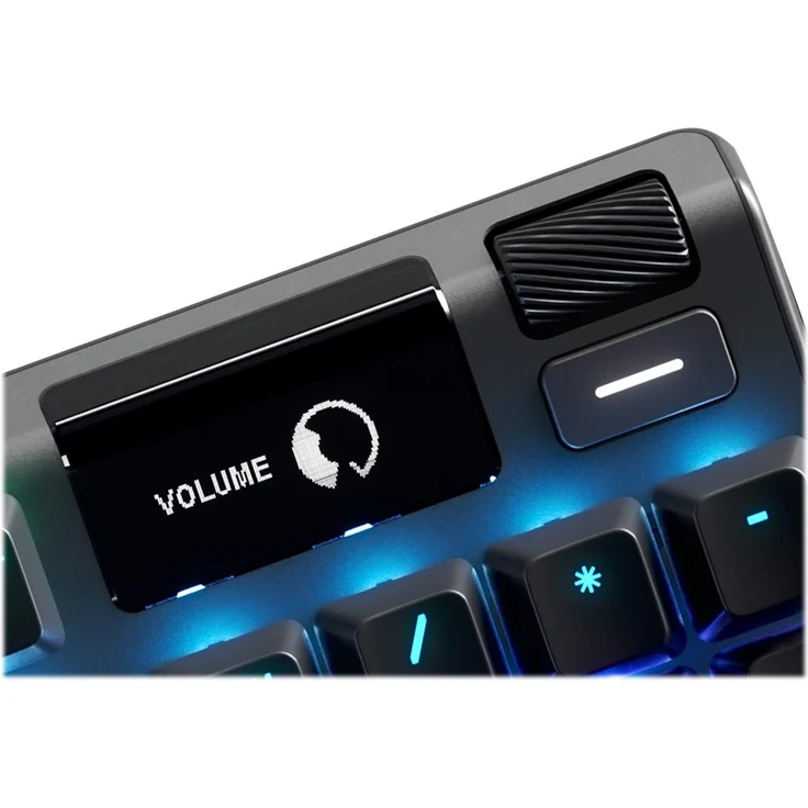 SteelSeries Apex Pro - Tastatur - mit Display - backlit - USB - Deutsch QWERTZ - OmniPoint Adjustable (64627) – Bild 3