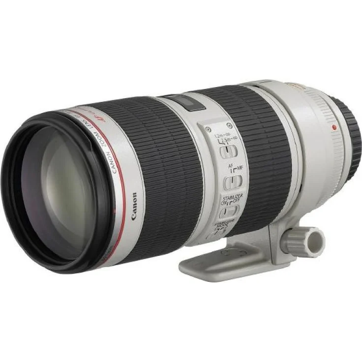 Canon Teleobjektiv EF 70-200mm F2.8L USM für EOS (77mm Filtergewinde, Autofokus) schwarz – Bild 1