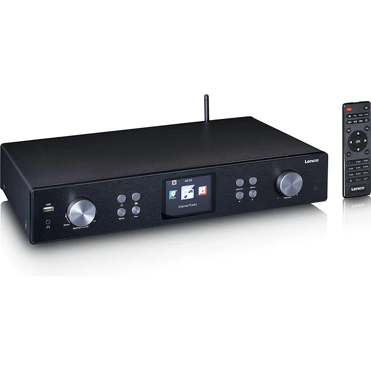 Lenco DIR-250 Internetradio mit Bluetooth, WLAN, schwarz – Bild 2