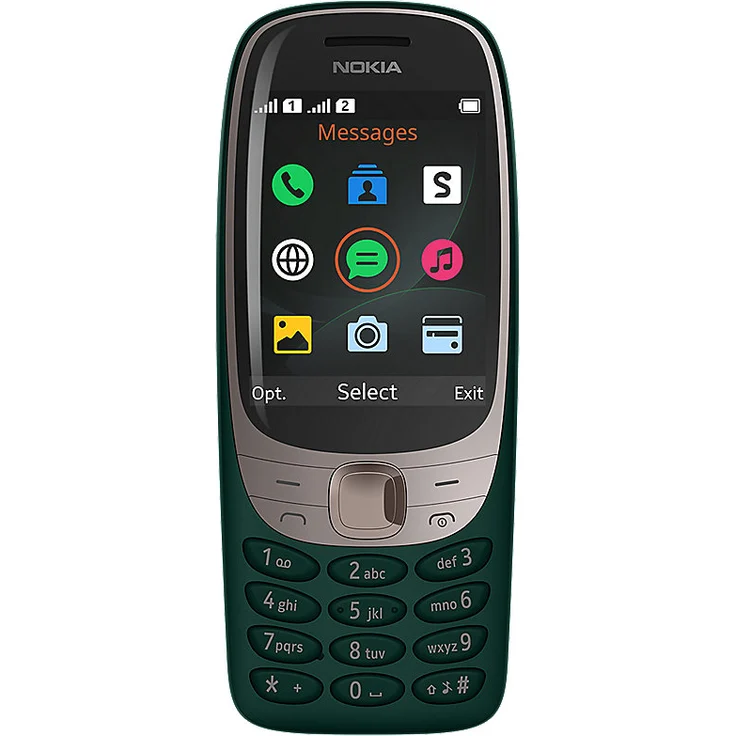 Nokia 6310 Block-Handy 7,11cm TFT-Display, Dunkelgrün – Bild 1