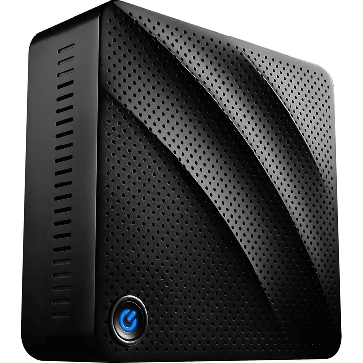 MSI CubiN-050 DE Desktop PC Lüfterlos, Lautlos (Intel Celeron N3160, 4GB RAM, 128GB SSD, HD-Grafik, Windows 10 Home) schwarz CubiN