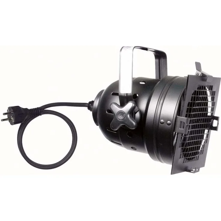 Showtec Par 56 Kanne, schwarz, kurz, m. Kabel u. Stecker, FFR 