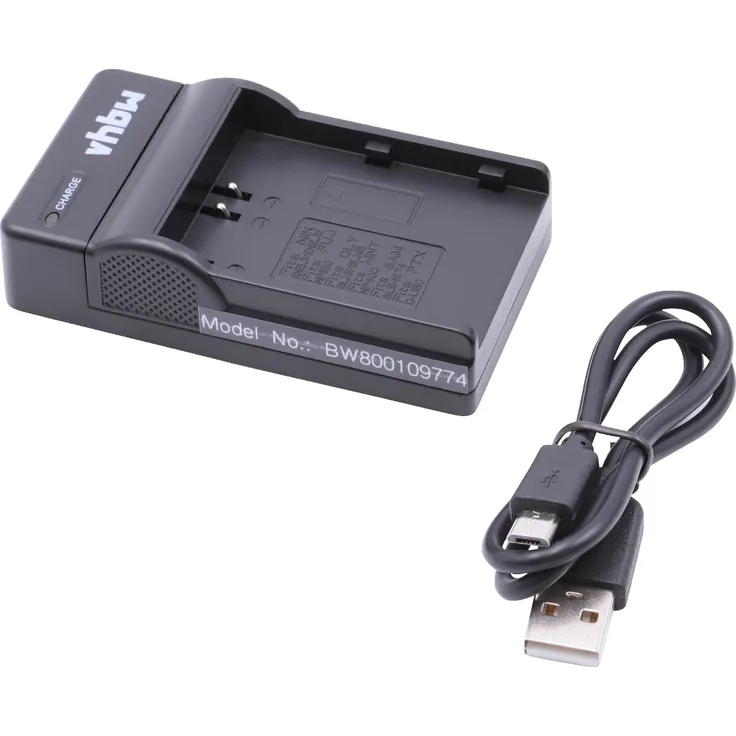 vhbw Micro USB Ladegerät Ladekabel passend für Kamera Konica Milota Dynax 5D, Dynax 7D.