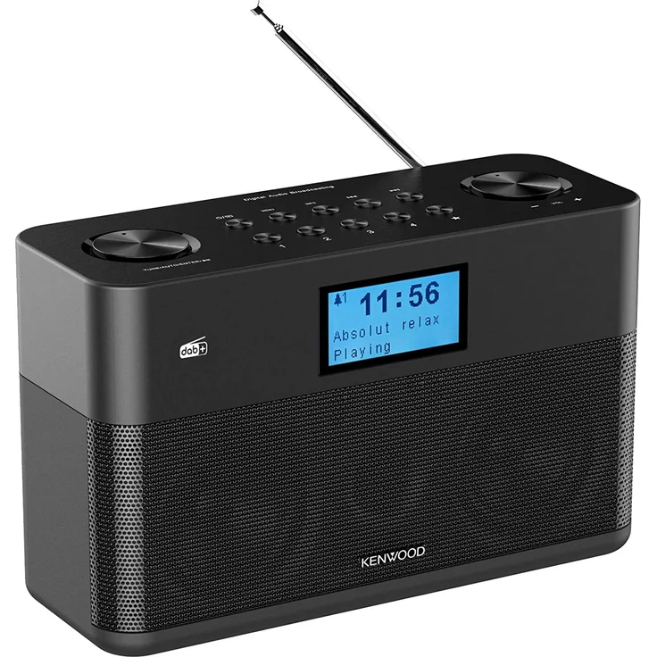 Kenwood CR-ST50DAB-B Digitalradio mit Bluetooth, LCD-Display, Wecker, schwarz – Bild 2