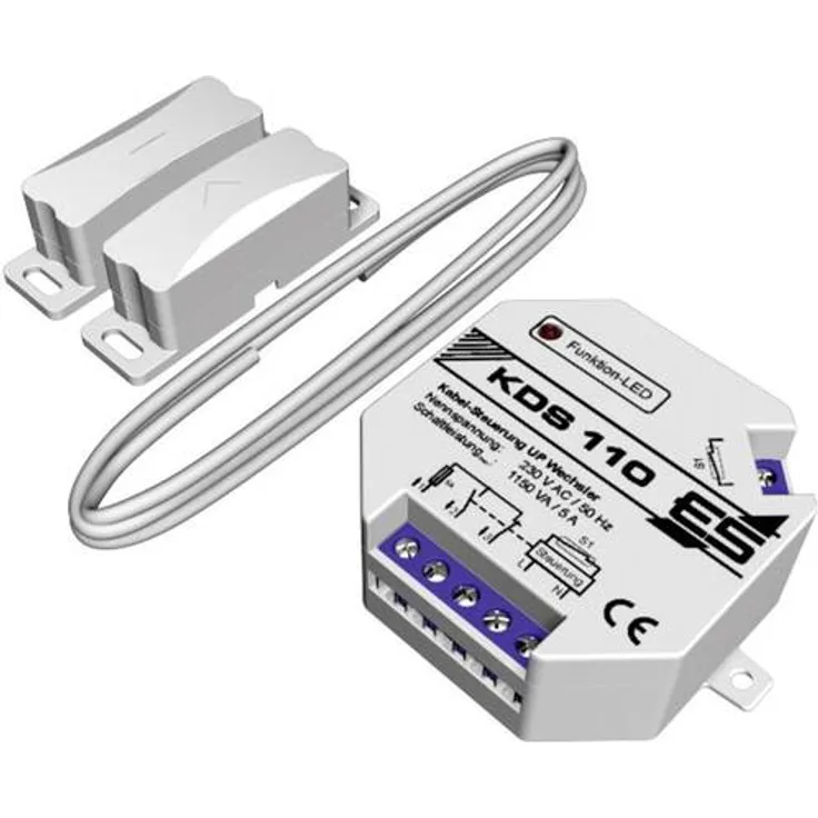 Schabus Kabel-Abluftsteuerung KDS110 1150W Weiß
