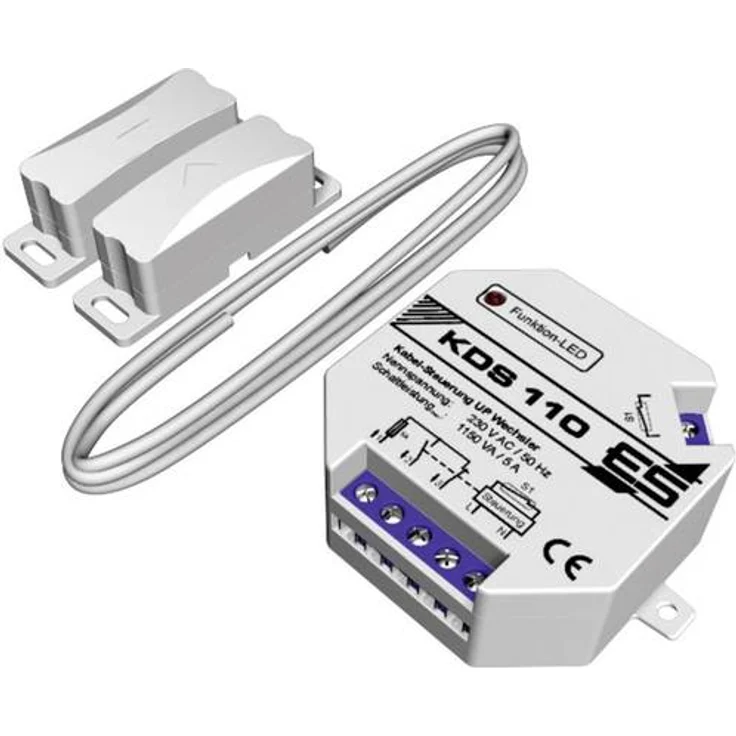 Schabus Kabel-Abluftsteuerung KDS110 1150W Weiß – Bild 1