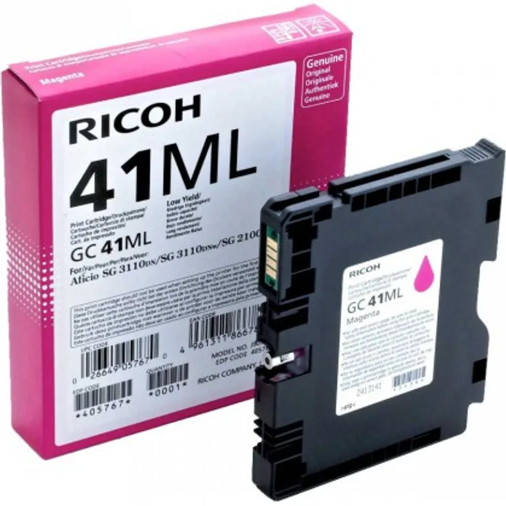  Ricoh GC41ML Gel magenta (405767)