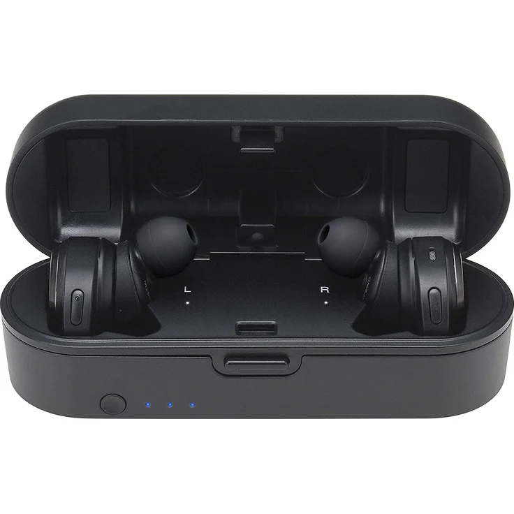 Audio-Technica ATH-CKR7TW In-Ear Kopfhörer, mit Bluetooth, Mikrofon, schwarz – Bild 2