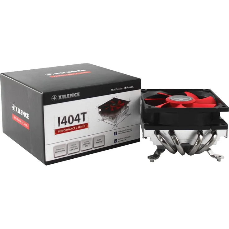 Xilence Performance C Series I404T - Prozessorkühler - (LGA1156 Socket, LGA1155 Socket, LGA1150 Socket, LGA1151 Socket) - Aluminium - 92 mm