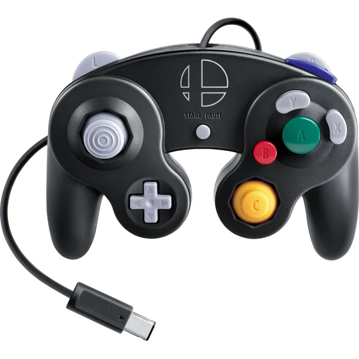 Nintendo GameCube Controller - Super Smash Bros. Ultimate Edition Schwarz (2680498) (Switch) – Bild 1