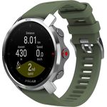 Polar Grit X Multisportuhr GPS, Unisex, M/L, Edelstahlgehäuse, Silber/Weiß (90081737)
