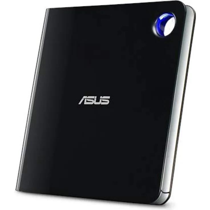 ASUS SBW-06D5H-U BDXL Extern Ultra Slim Blu-ray und MDisc Brenner (USB 3.1, USB-C, 2 Kabel) schwarz