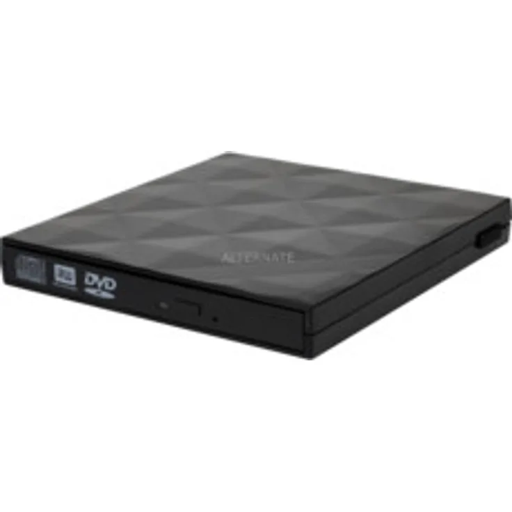 SilverStone SST-TS06 - Externes USB 2.0 2,5'' Festplattengehäuse für 12,7 mm Slimline SATASSDs oder -HDDs inklusive SSD-HDD-Einbaurahmen-Adapter für den Einschub in den ODD-Notebook-Schacht, schwarz