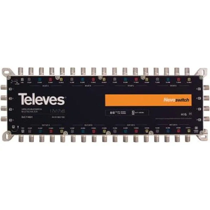 Televes 714804 – Multiswitch nevoswitch 17 x 17 x 24 F Terminal