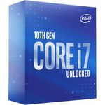 Intel Core i7-10700K, 8 Kerne (16 Threads), 3,8 - 5,1 GHz, Boxed (ohne Kühler) (BX8070110700K)