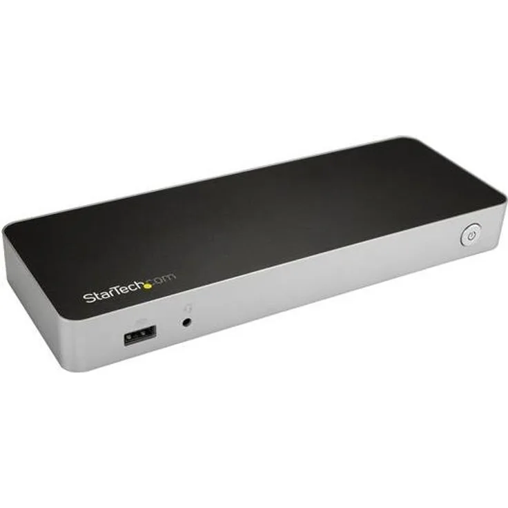 StarTech.com Dual Monitor USB-C Docking Station for Windows - MST - 60W Power Delivery - 4K - HDMI to DVI Adapters - Docking Station - USB-C / Thunderbolt 3 - GigE - 100 Watt