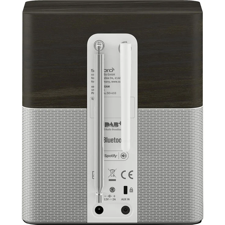 Sonoro sonoroSTREAM (2018) Internetradio mit Bluetooth, WLAN, TFT-Display, Wecker, schwarz, silber - Preisvergleich – Bild 3