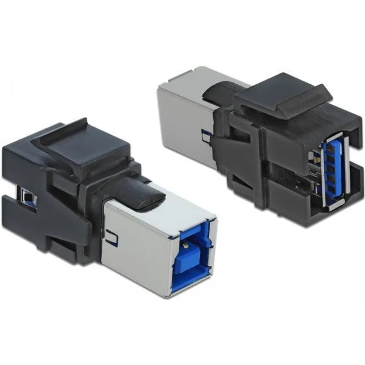 DeLOCK Keystone module - Modulare Eingabe - USB3.0 Type A - Schwarz (86395)