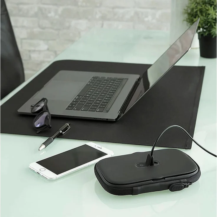 HoMedics tragbares UV-Desinfektions-Etui, geeignet für Smartphones, keimfrei in 1 Minute, für viele Modelle, Desinfektionsbox, schwarz – Bild 6