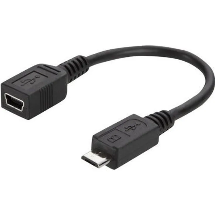 Belkin Mini-USB - Micro-USB Mini-USB B Micro-USB B Schwarz (F3S005CP)