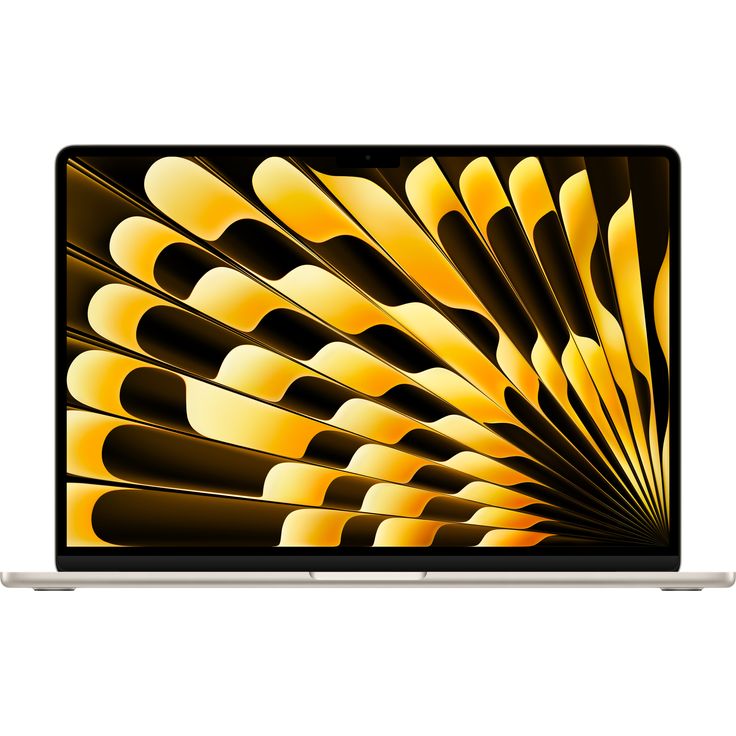Apple MacBook Air (2023) 15,3 Zoll (2.880 x 1.864 Pixel) Retina, Apple M2 (8-Core CPU), 8GB RAM, 256GB SSD, Apple 10-Core GPU, Polarstern – Bild 1