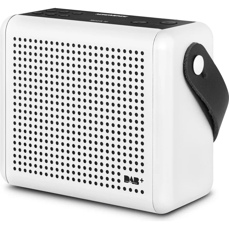 Nordmende Transita 110 Retro Tragbares Radio, OLED-Display, weiß – Bild 6