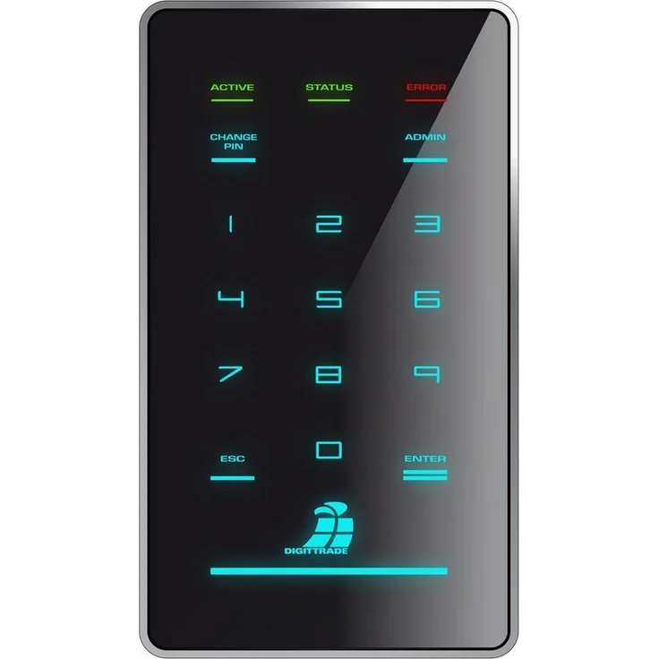 DIGITTRADE HS256 S3 High Security - Festplatte - verschlüsselt - 1 TB - extern (tragbar) - 2.5 Zoll (6.4 cm) - 5400 rpm - Puffer: 8 MB - FIPS 140-2 Level 3, FIPS 197 (DG-HS256S3-1TB) – Bild 3