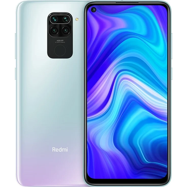 Xiaomi Redmi Note 9 Smartphone 16,59cm (6,53 Zoll) IPS-Display, 64GB interner Speicher, 3GB RAM, Dual-SIM, Android, Polar White – Bild 1